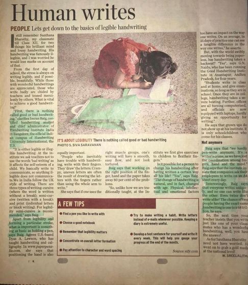 Imran Baig featured in The Hindu
