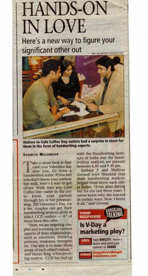 Imran Baig featured in Bangalore Mirror